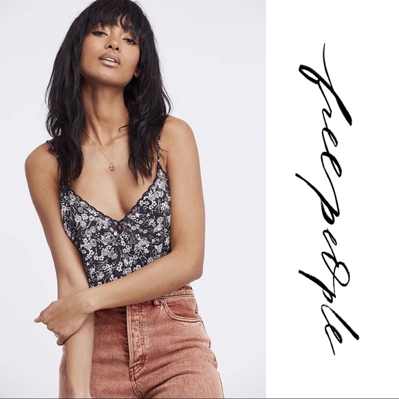 Free People Kora Printed Floral Cami Size XS - Picture 2 of 5